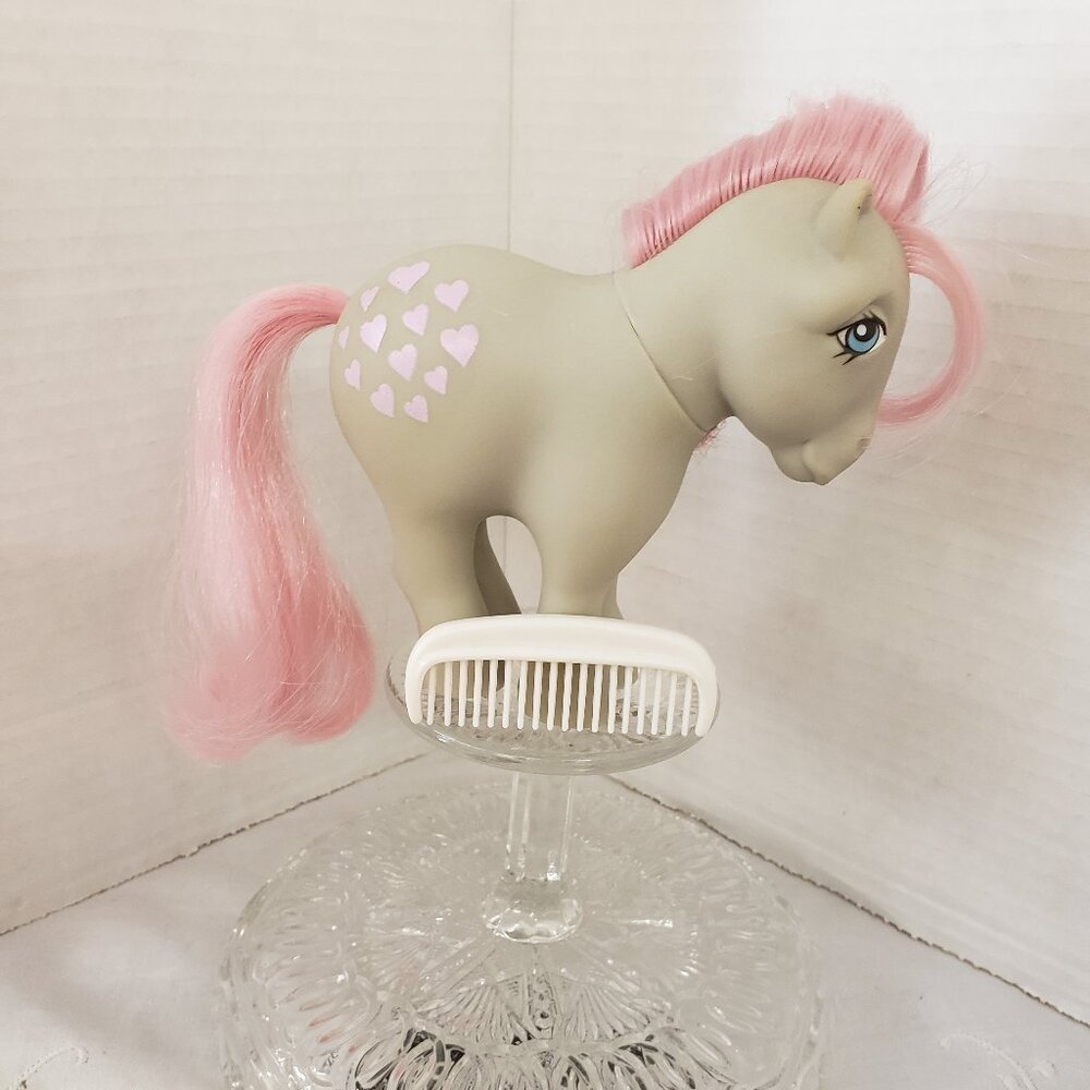 ❤ G-1 1982 Snuzzle w/original comb very nice shape MLP My Little Pony